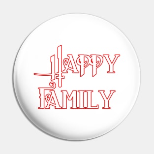 Happy family Pin