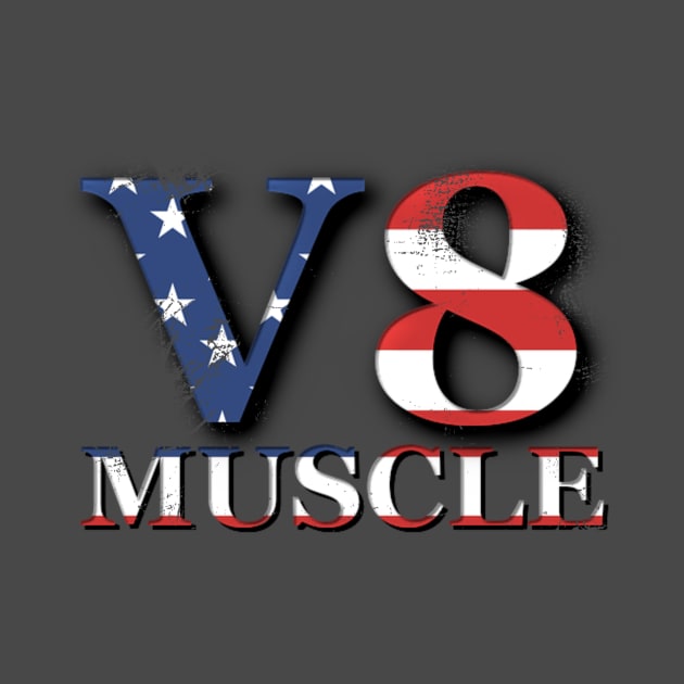 American V8 Muscle by Rossla Designs