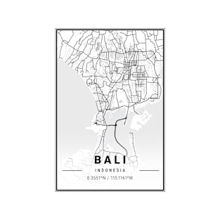 Bali Light City Map T-Shirt