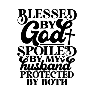 Wife Husband, God Blessed T-Shirt