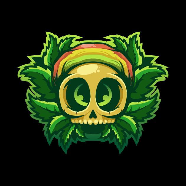 CUTE SKULL WEEDS by NSC.gd