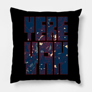 Yerevan, Armenia City Map Typography - Hope Pillow