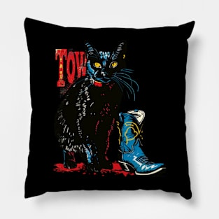 Cat Cowboy Expedition Meow Pillow