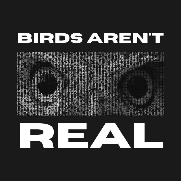 Birds Aren't Real - Birds Arent Real - T-Shirt