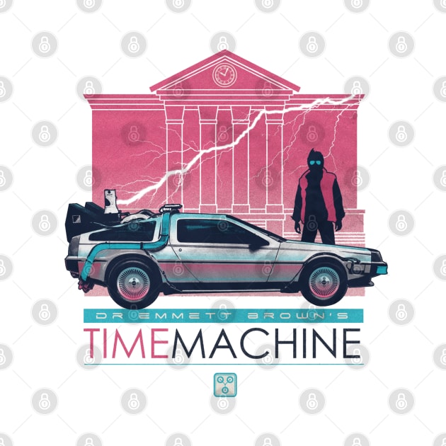 DR. Emmett Brown's time machine by Space wolrd