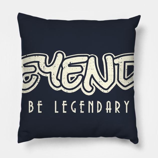 Leyenda-Text Pillow by wickeddecent