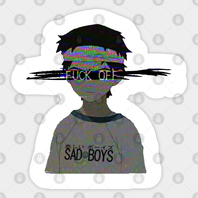 Sad Boys 3 Sad Japanese Anime Aesthetic Sad Boys Sticker Teepublic What is the most aesthetic anime. sad boys 3 sad japanese anime aesthetic