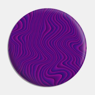 Purple Wavy Line Pattern Pin