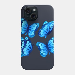 Blue Morpho Butterflies Phone Case