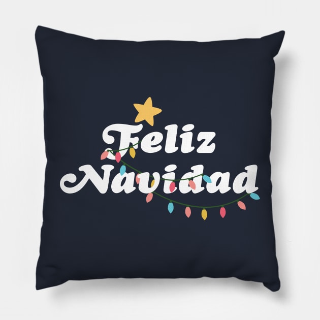 Feliz Navidad Pillow by Perpetual Brunch