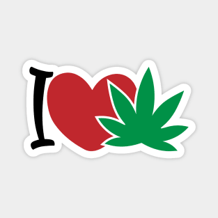 I love weed Magnet