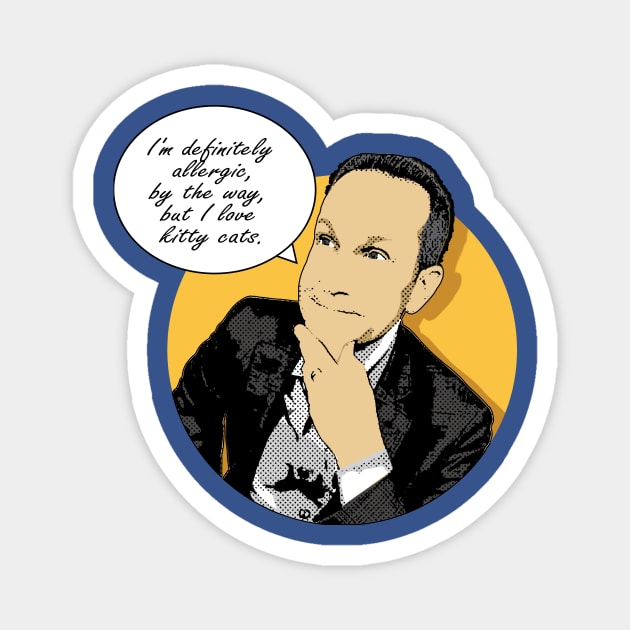 jimmy pardo comic style design Magnet by Bread Barcc