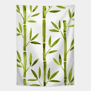 Green Bamboo Tapestry