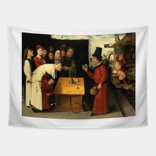 The Conjurer - School of Hieronymus Bosch Tapestry