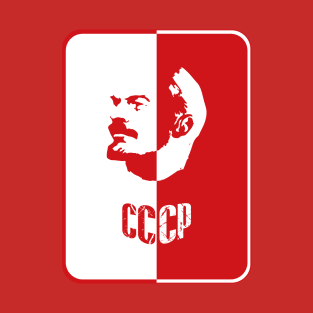 Lenin is Red and White T-Shirt
