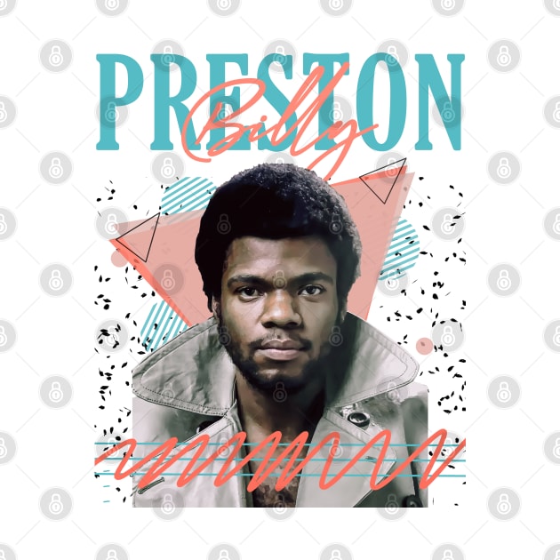 Billy Preston Fan Art Retro Design // vintage by Nandin Putri