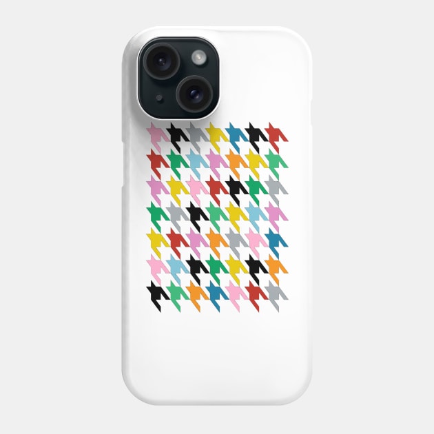 Dog Tooth on Black Phone Case by ProjectM