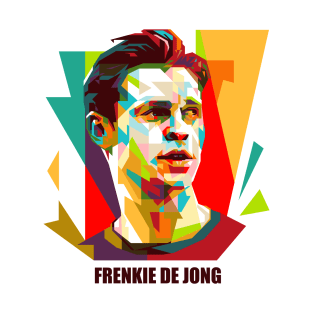 Frenkie De Jong WPAP colourfull T-Shirt