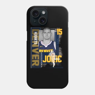 Denver Nuggets Nikola Jokic 15 Phone Case