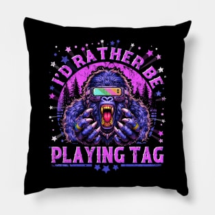 I'd Rather Be Playing Tag Gorilla Monke Tag Gorilla VR Gamer Pillow