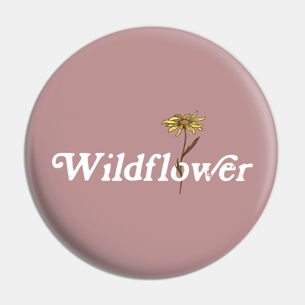 Simple Wildflower Pin by GreatLakesLocals
