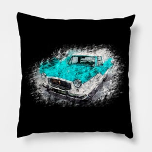 Ghost of Miami beach Pillow