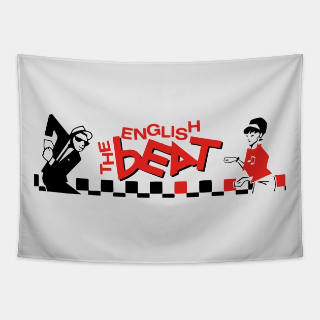 English Beat Tapestry by The Bing Bong art