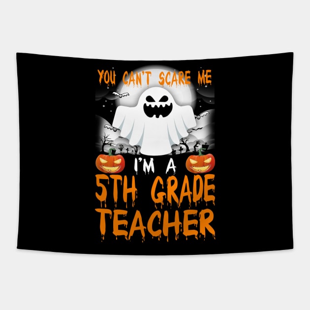 I'm a 5th Grade Teacher Halloween Tapestry by danieldamssm