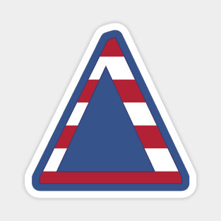 Stripes Delta Magnet