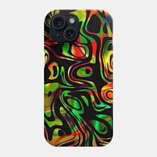 Trippy Flow Abstract Design Phone Case