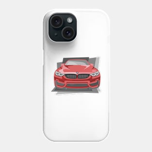 Sports Car Illustration Phone Case