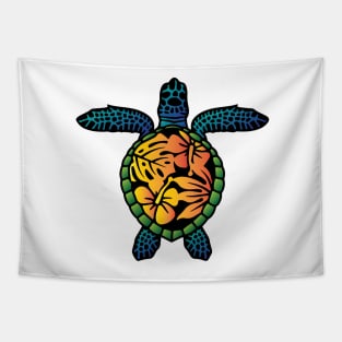 Tropical Sea Turtle Tapestry