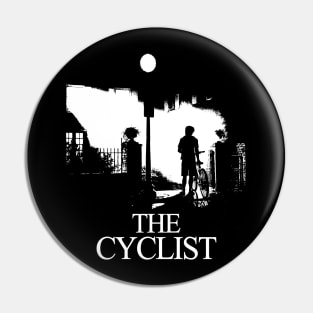 Retro Horror Movie Inspired Cycling Bicycle Parody Gift For Cyclist Pin