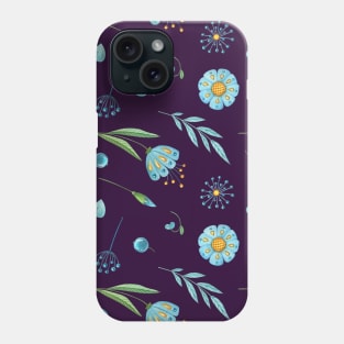 Botanical Floral Seamless pattern 25 Phone Case