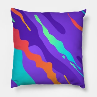 Beautiful and colorful abstract design Pillow