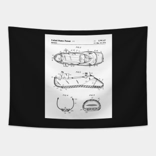 Ballet Slipper Patent - Ballet Dancer Company Opera Art - White Tapestry