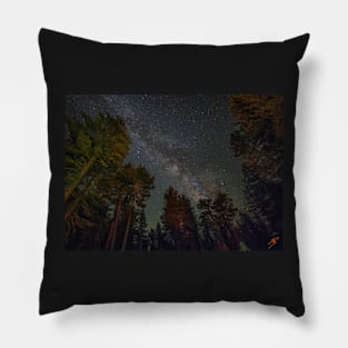 The Milky Way through the Pines Pillow