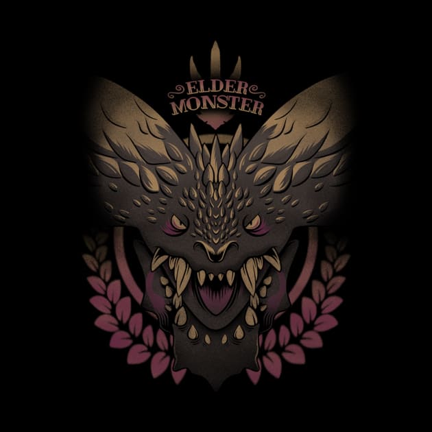 Elder Monster by Alundrart