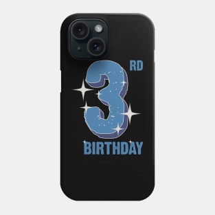 3rd Birthday for boys Phone Case