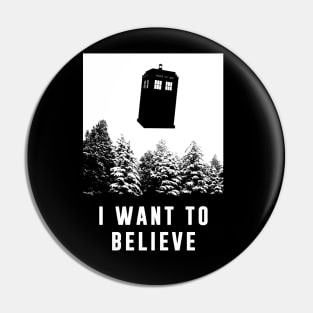 I Want to Believe; Tardis Pin