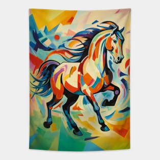 Abstract Horse Tapestry