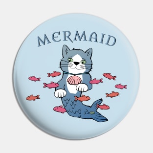 Mermaid Cat Pin