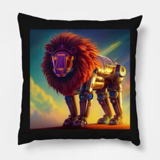 The Robotic Lion Pillow
