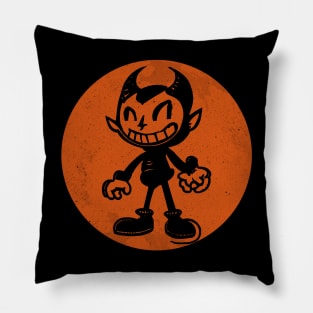 Vintage Devil mascot Pillow