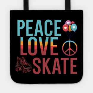 Peace Love Skate Tote