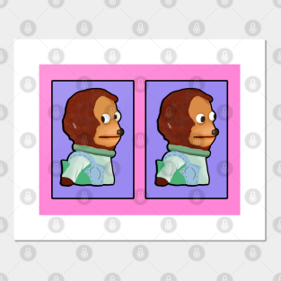 Monkey Meme Posters And Art Prints Teepublic Au