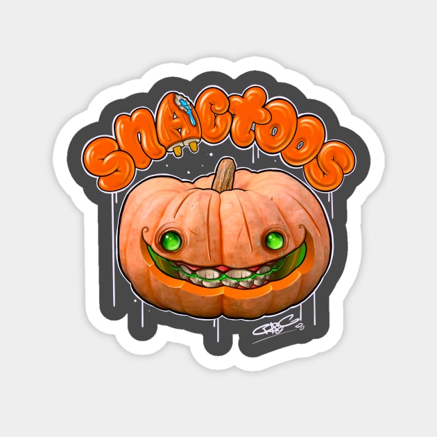 Pumpkin Magnet by skinwerks