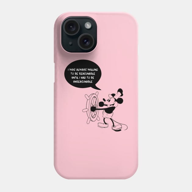 Steamboat Willie - Classic Cartoon Phone Case by Aldrvnd