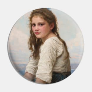 Au Bord De La Mer by William-Adolphe Bouguereau Pin