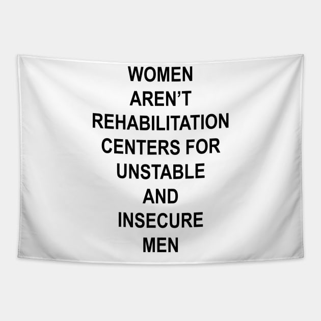 WOMEN ARENT REHABILITATION CENTERS Tapestry by TheCosmicTradingPost